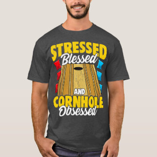 Gestresste gesegnete und abgerissene Bag Toss Ga T-Shirt