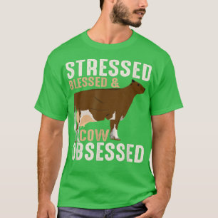 Gestresste, gesegnete und mit Kuh besessene landwi T-Shirt