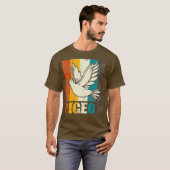Gestresste Taube T-Shirt (Vorne ganz)
