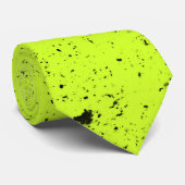 Gestresste urbane Kunst Neon Fluid Chartreuse Süch Krawatte (Gerollt)