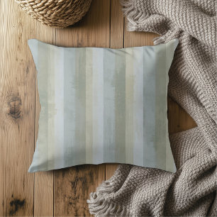 Gestresstes Blau Grau Beige Moderne Farmhouse Stre Kissen