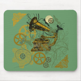 Gestresstes Steampunk-Design Mousepad