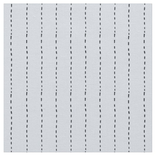 Gestrichelte Linien auf Blassblau Stoff (Nahaufnahme)
