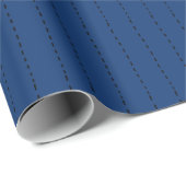Gestrichelte Linien auf dunkelblau Geschenkpapier (Rolleneckpunkt)
