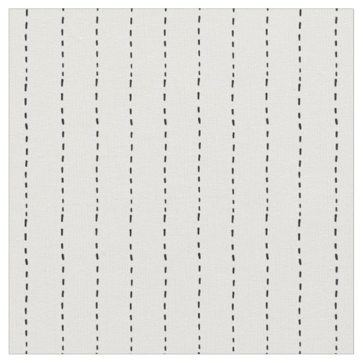 Gestrichelte Linien auf Weiß Stoff (Nahaufnahme)