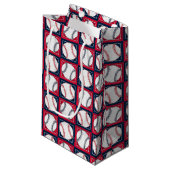Gestrichen Baseballs 02-GIFT BAG S Kleine Geschenktüte (Vorderseite Schrägansicht)