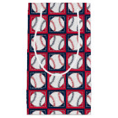 Gestrichen Baseballs 02-GIFT BAG S Kleine Geschenktüte (Vorderseite)