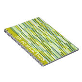 Gestrichen in grünem Notebook Notizblock (Rechte Seite)