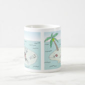 Gestrichen Kaffeetasse (Mittel)