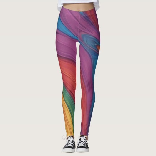 gestrichen leggings (Vorderseite)