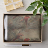 Gestrichene Kardinale DBL Seidenpapier (Geschenk)