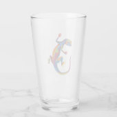 gestrichene Lizard Glas (Rückseite)