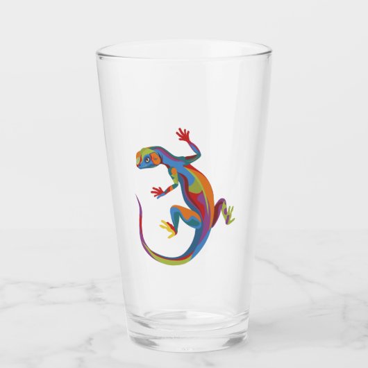 gestrichene Lizard Glas (Vorderseite)