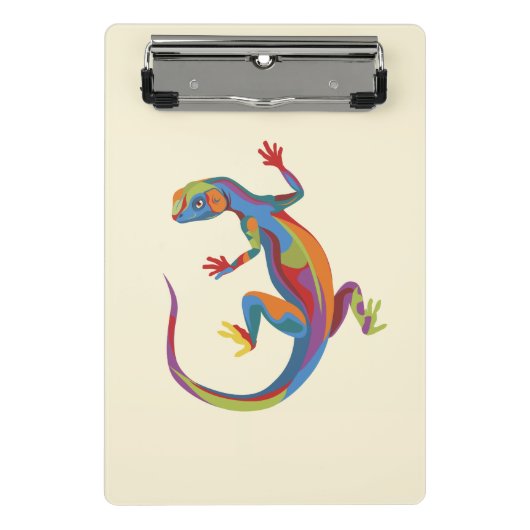 gestrichene Lizard Mini Klemmbrett (Vorderseite)