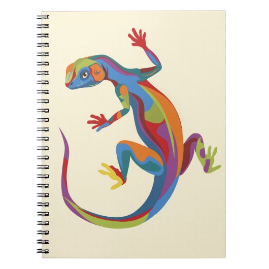 gestrichene Lizard Notizblock (Vorderseite)