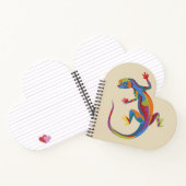 gestrichene Lizard Notizbuch (Innenseite)