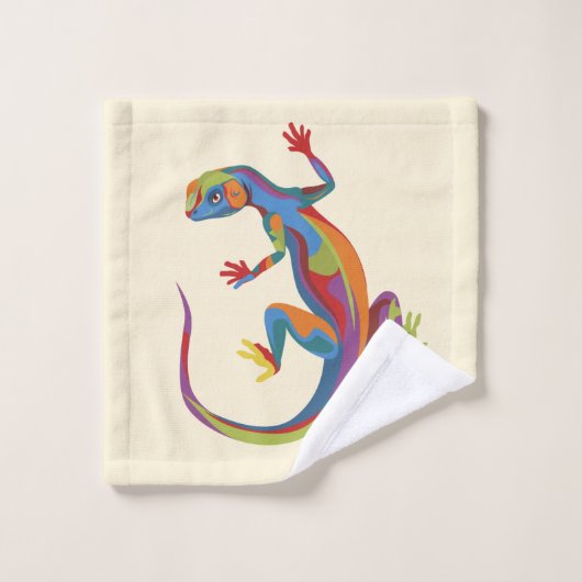 gestrichene Lizard Waschlappen (Waschlappen)