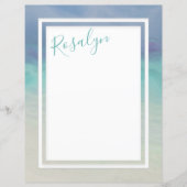 gestrichene Ocean Border Paper (Vorderseite)