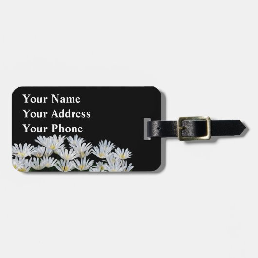 gestrichene Tage Gepäckanhänger (Vorderseite horizontal)