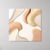 Gestricke Leinwand in stylischer Grafik (Vorderseite)