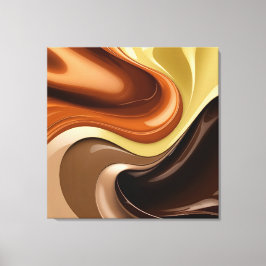 Gestricke Leinwand in stylischer Grafik