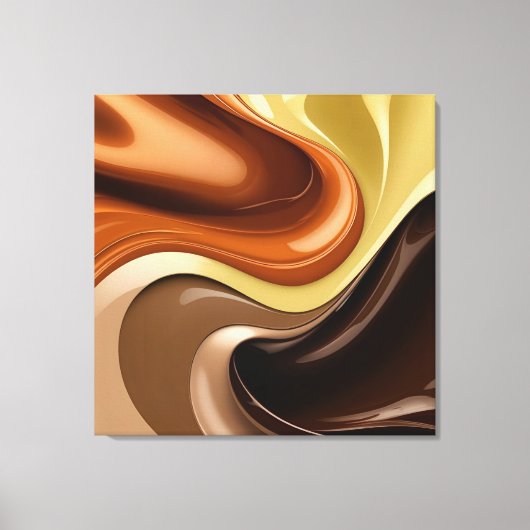 Gestricke Leinwand in stylischer Grafik (Vorderseite)