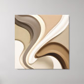 Gestricke Leinwand in stylischer Grafik (Vorderseite)