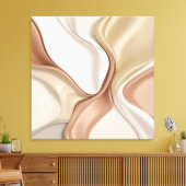 Gestricke Leinwand in stylischer Grafik (Insitu (Wohnzimmer))