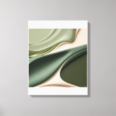 Gestricke Leinwand in stylischer Grafik (Vorderseite)