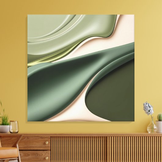 Gestricke Leinwand in stylischer Grafik (Insitu (Wohnzimmer))