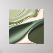 Gestricke Leinwand in stylischer Grafik (Vorderseite)