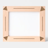 Gestricke Rahmen - Dreiecke und Linien (Vorderseite)