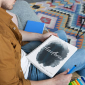 Gestricke Unterschrift fett Notizblock