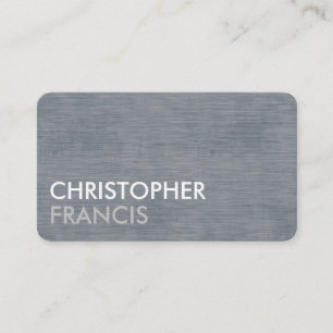 Gestrickte, anpassbare Visitenkarten aus Silber Visitenkarte