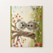 gestrickte Bären Puzzle (Vertikal)