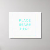 Gestrickte Canvas Print - 20" x 16" Leinwanddruck (Vorderseite)