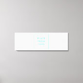 Gestrickte Canvas Print - 36 Zoll x 12 Zoll Leinwanddruck (Vorderseite)