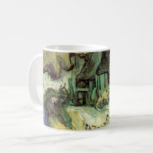 Gestrickte Hütten in Jorgus von Vincent van Gogh Kaffeetasse (Vorderseite Links)