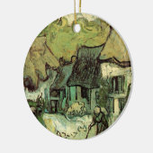 Gestrickte Hütten in Jorgus von Vincent van Gogh Keramikornament (Links)