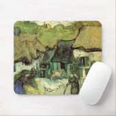 Gestrickte Hütten in Jorgus von Vincent van Gogh Mousepad (Mit Mouse)