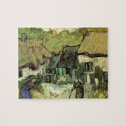 Gestrickte Hütten in Jorgus von Vincent van Gogh Puzzle (Horizontal)