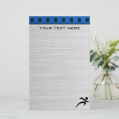 Gestrickte Metallausführung Briefpapier (Stehend Vorderseite)