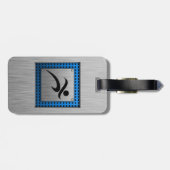 Gestrickte Metallausführung Gepäckanhänger (Rückseite horizontal)