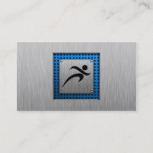 Gestrickte Metallausführung Visitenkarte (Rückseite)