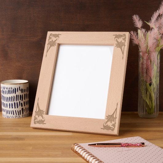 Gestrickte Rahmen - Eichen-Blätter an den rechten (Links)