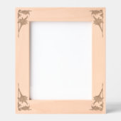 Gestrickte Rahmen - Eichen-Blätter an den rechten  (Vorderseite)