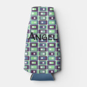 Gestrickte Rechtecke Flaschenkühler (Vorderseite)