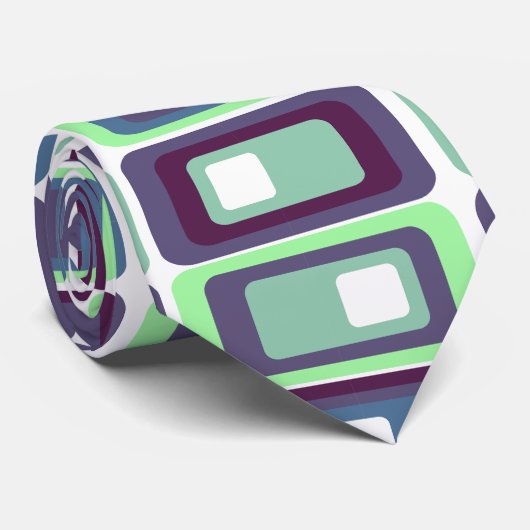 Gestrickte Rechtecke Krawatte (Gerollt)