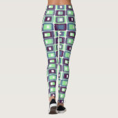 Gestrickte Rechtecke Leggings (Rückseite)
