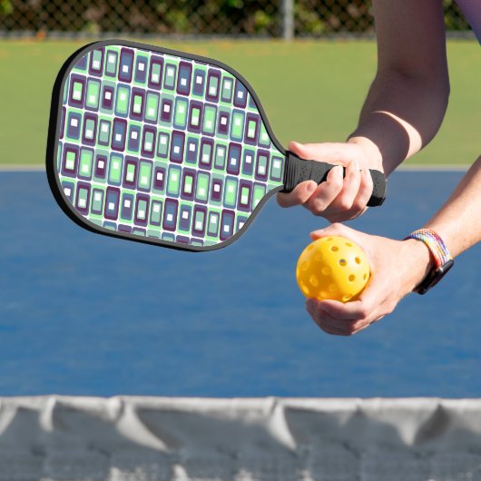 Gestrickte Rechtecke Pickleball Schläger (InSitu)